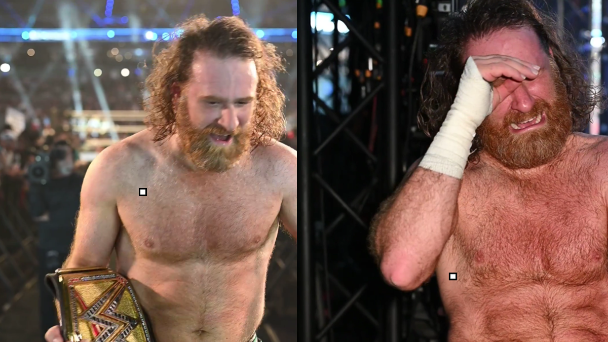 Sami Zayn Breaks Down in Tears After WWE Title Win