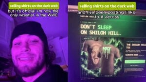 WWE Star Shiloh Hill Appears To Sell T-Shirts On The Dark Web