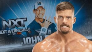 Grayson Waller and John Cena NXT Return Backdrop