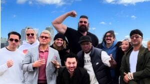 Street Fighter Cast Posing Together on a Yacht