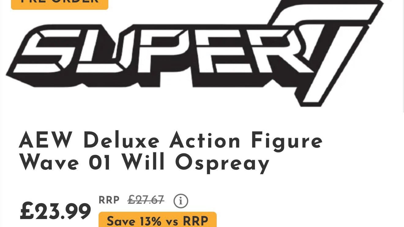 Super7 Appears To Replace Jazwares As AEW Action Figure Maker