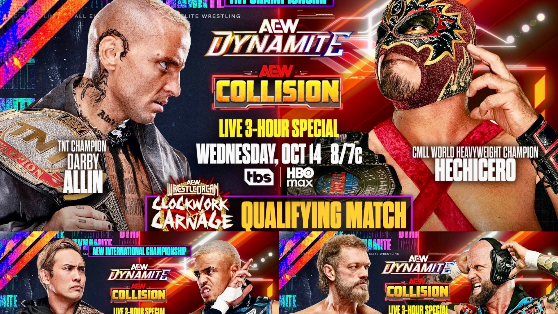 AEW Stacks Clockwork Carnage Qualifiers With Two Title Matches