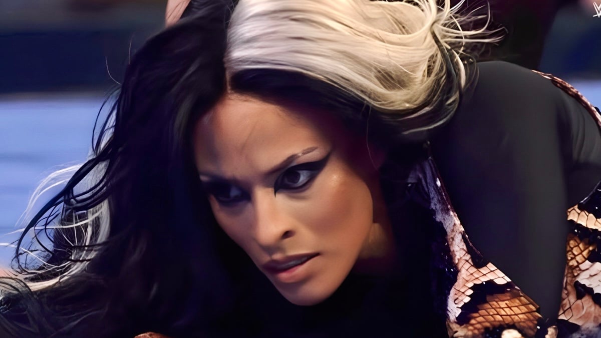 Xelina, formerly Zelina Vega, in the ring during a WWE match