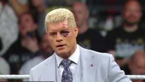 Cody Rhodes WrestleMania 42 injury. Photo: WWE.com