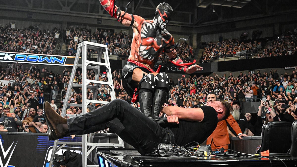 Demon Finn Balor made his return on SmackDown. Photo: WWE.com