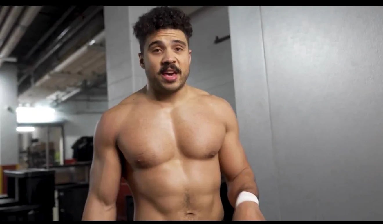 Max Caster cutting a promo