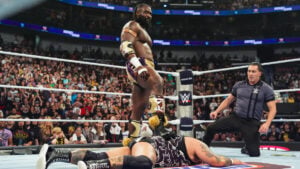 Oba Femi def. Bronson Reed at Money In The Bank. Photo: WWE.com