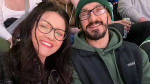 PAC and his wife Natalie Satterley together in a photo