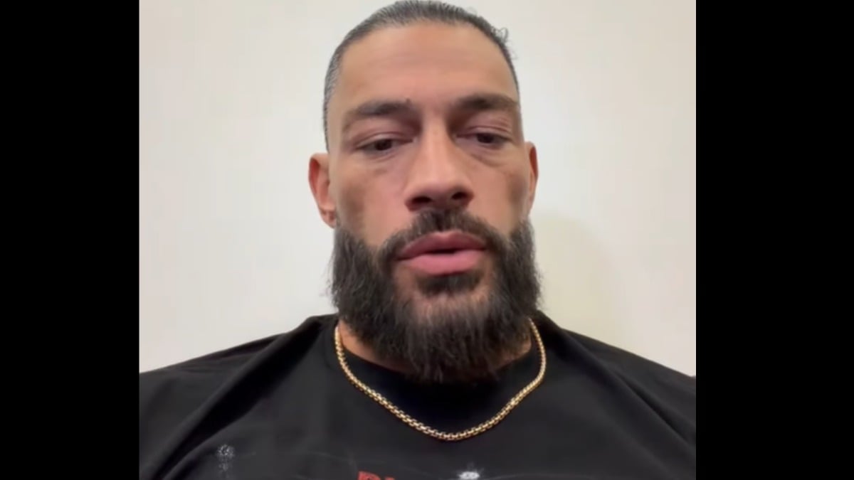 Roman Reigns records a video message for a young WWE fan who was bullied at school